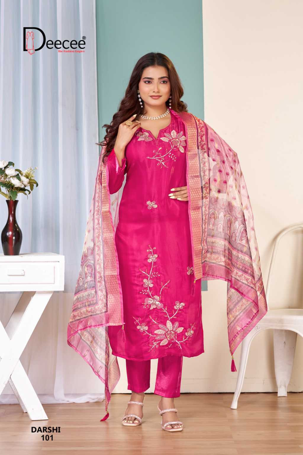 Deecee Darshi Kurti with Dupatta Bottom Fancy Catalog 6 Pcs (3) Deecee Darshi Kurti with Dupatta Bottom Fancy Catalog 6 Pcs - Image 4