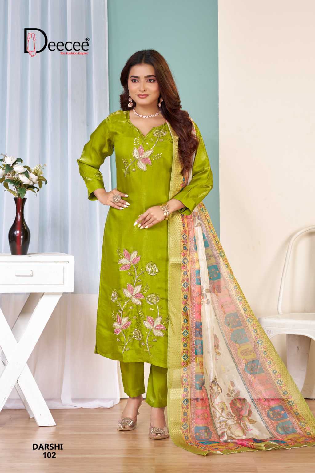 Deecee Darshi Kurti with Dupatta Bottom Fancy Catalog 6 Pcs (5) Deecee Darshi Kurti with Dupatta Bottom Fancy Catalog 6 Pcs - Image 6