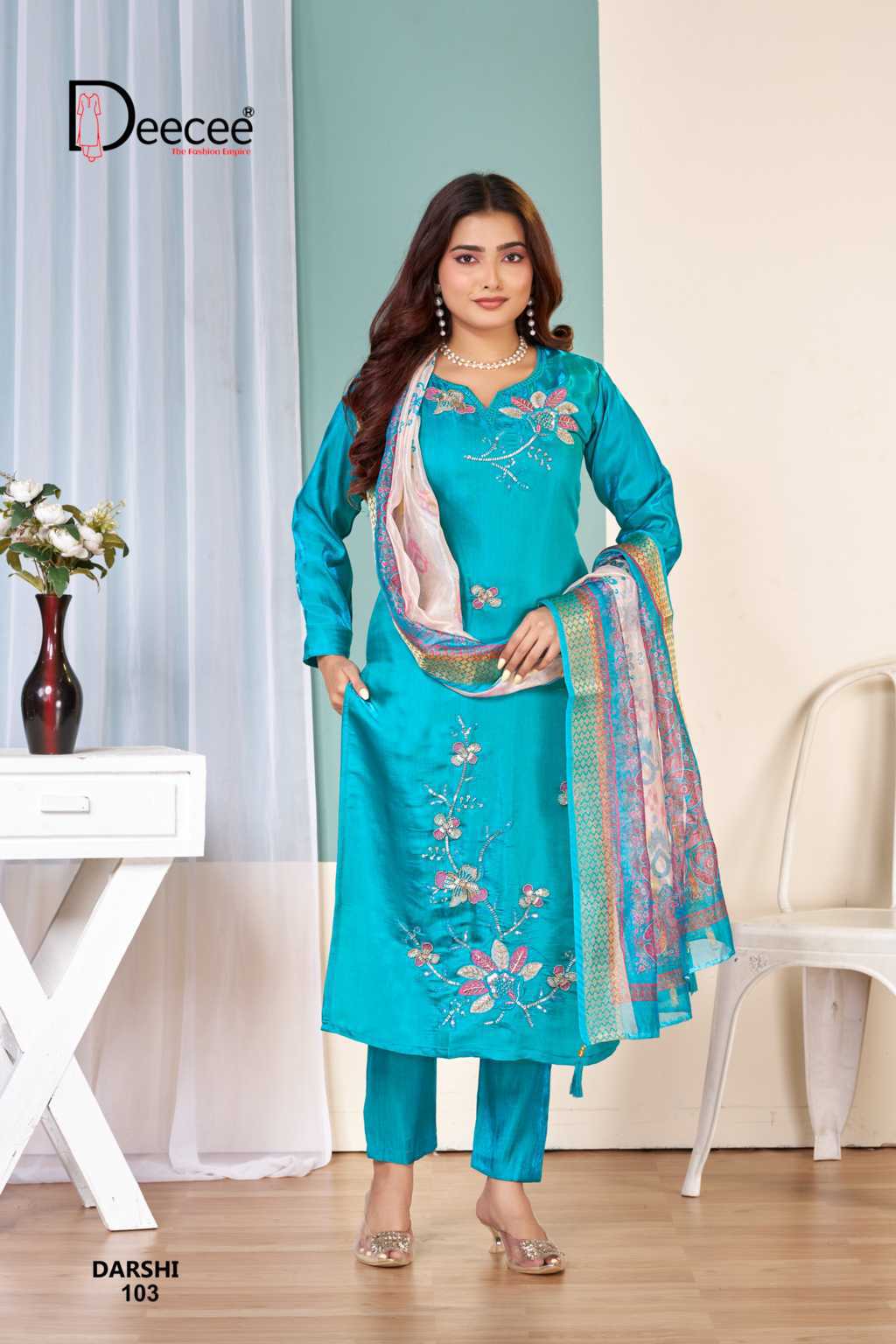 Deecee Darshi Kurti with Dupatta Bottom Fancy Catalog 6 Pcs (6) Deecee Darshi Kurti with Dupatta Bottom Fancy Catalog 6 Pcs - Image 7