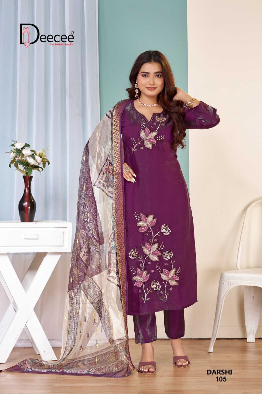 Deecee Darshi Kurti with Dupatta Bottom Fancy Catalog 6 Pcs (9) Deecee Darshi Kurti with Dupatta Bottom Fancy Catalog 6 Pcs - Image 10