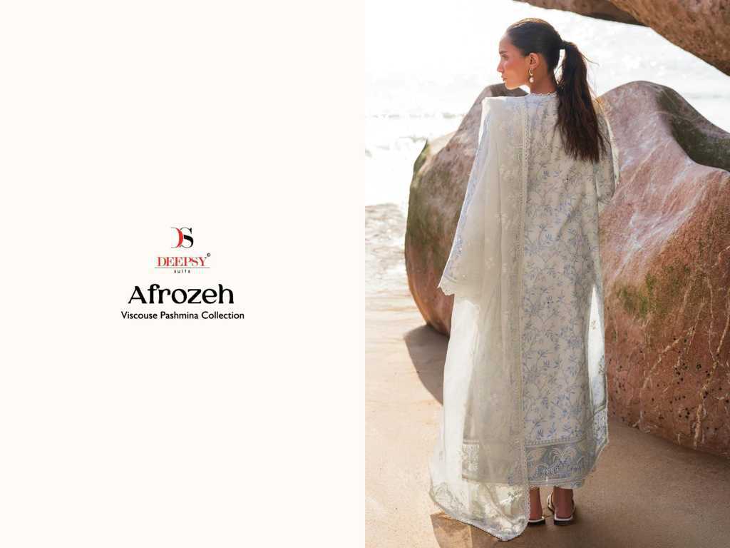 Deepsy Afrozeh Viscose Pashmina Collection Salwar Suit Catalog 8 Pcs (4) Deepsy Afrozeh Viscose Pashmina Collection Salwar Suit Catalog 8 Pcs - Image 5