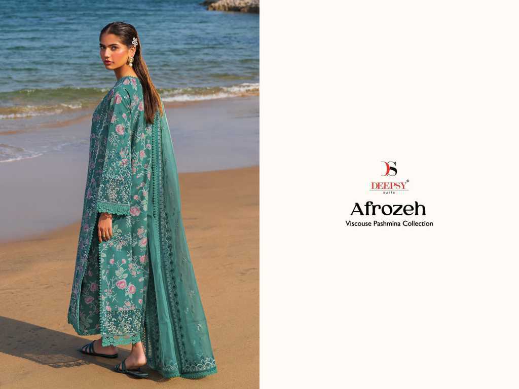 Deepsy Afrozeh Viscose Pashmina Collection Salwar Suit Catalog 8 Pcs (6) Deepsy Afrozeh Viscose Pashmina Collection Salwar Suit Catalog 8 Pcs - Image 7