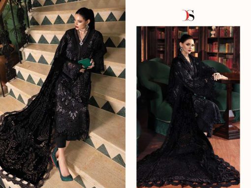 Deepsy Maria B Luxe 25 Vol 2 Chiffon Cotton Salwar Suit Catalog 5