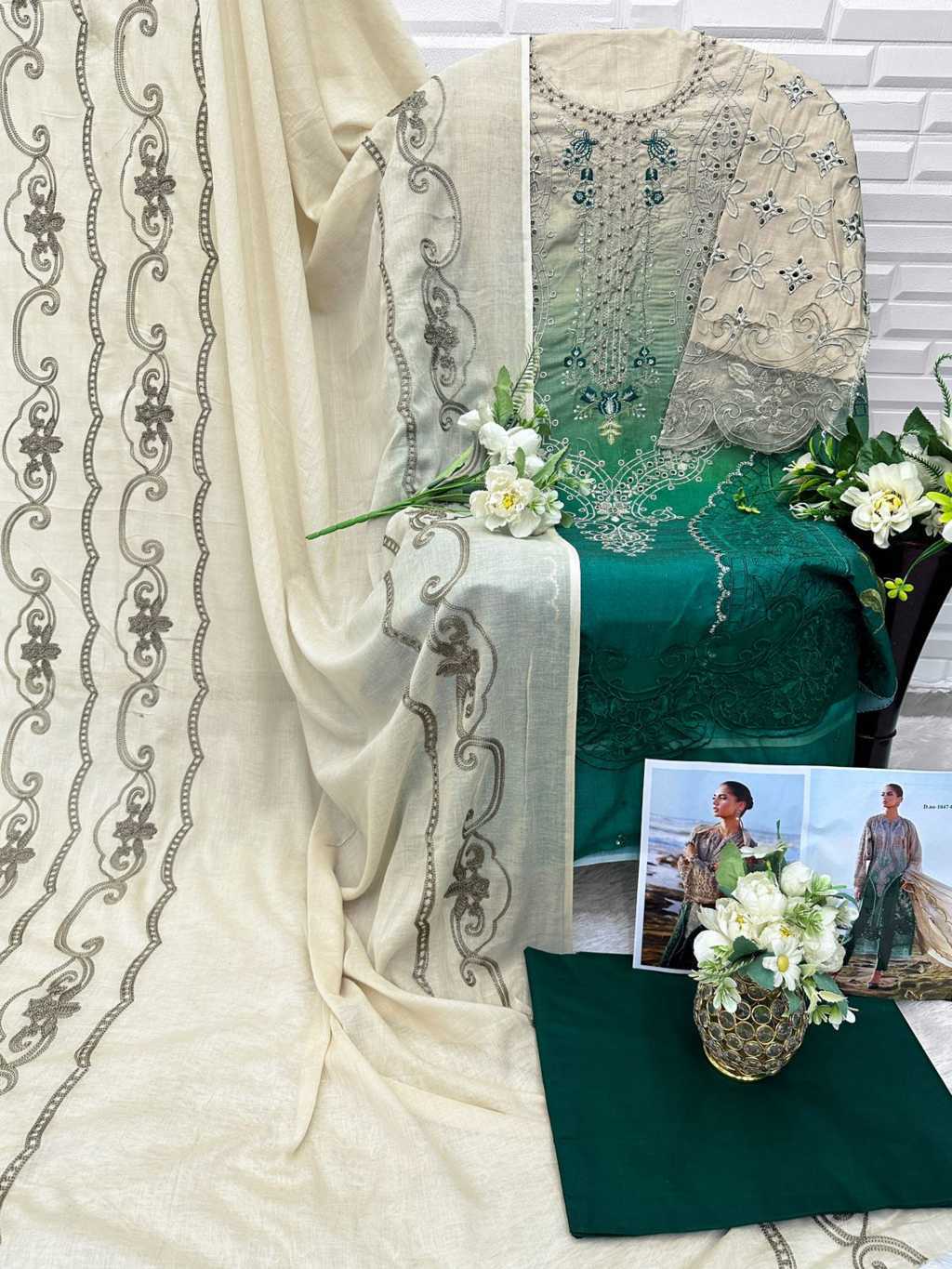 Florent DN 1047 A-D Cotton Salwar Suit Catalog 4 Pcs (13) Florent DN 1047 A-D Cotton Salwar Suit Catalog 4 Pcs - Image 14