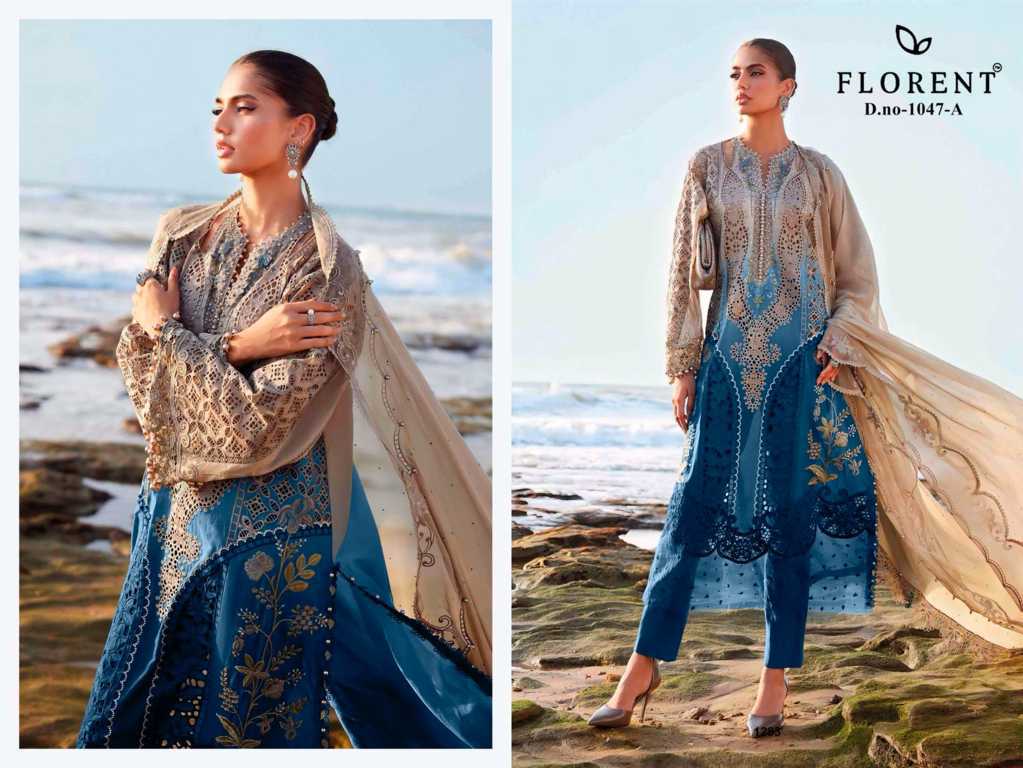Florent DN 1047 A-D Cotton Salwar Suit Catalog 4 Pcs (4) Florent DN 1047 A-D Cotton Salwar Suit Catalog 4 Pcs - Image 5