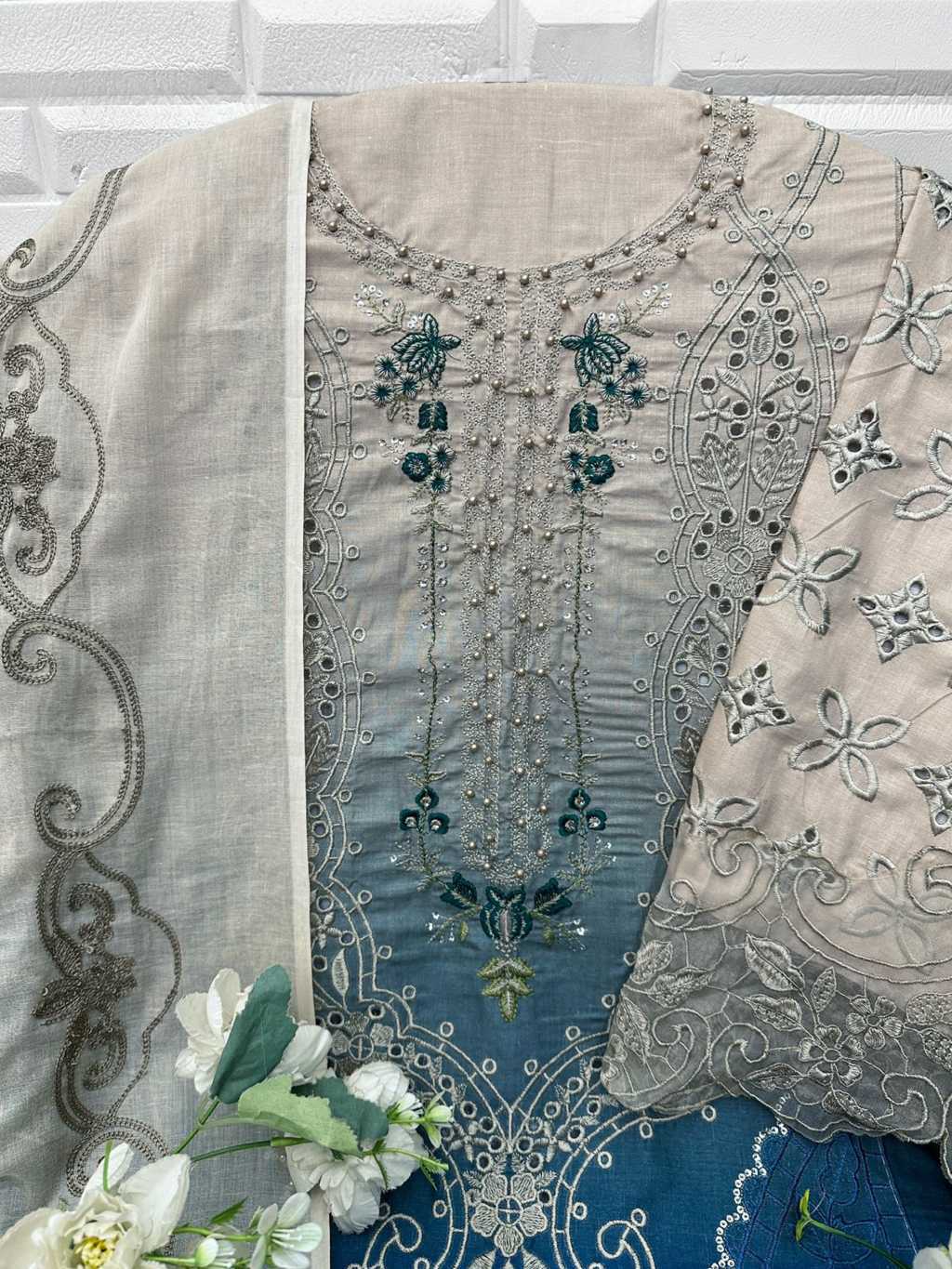 Florent DN 1047 A-D Cotton Salwar Suit Catalog 4 Pcs (8) Florent DN 1047 A-D Cotton Salwar Suit Catalog 4 Pcs - Image 9