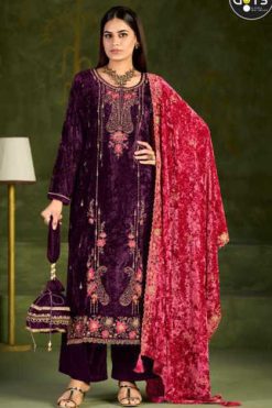 Four Dots Roman Vol 2 by Kessi Velvet Salwar Suit Catalog 4 Pcs 247x371 - Surat Fabrics