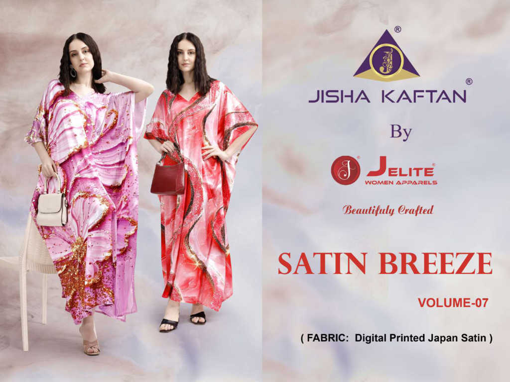 Jisha Satin Breeze Vol 7 Kurti Catalog 8 Pcs (1) Jisha Satin Breeze Vol 7 Kurti Catalog 8 Pcs - Image 2