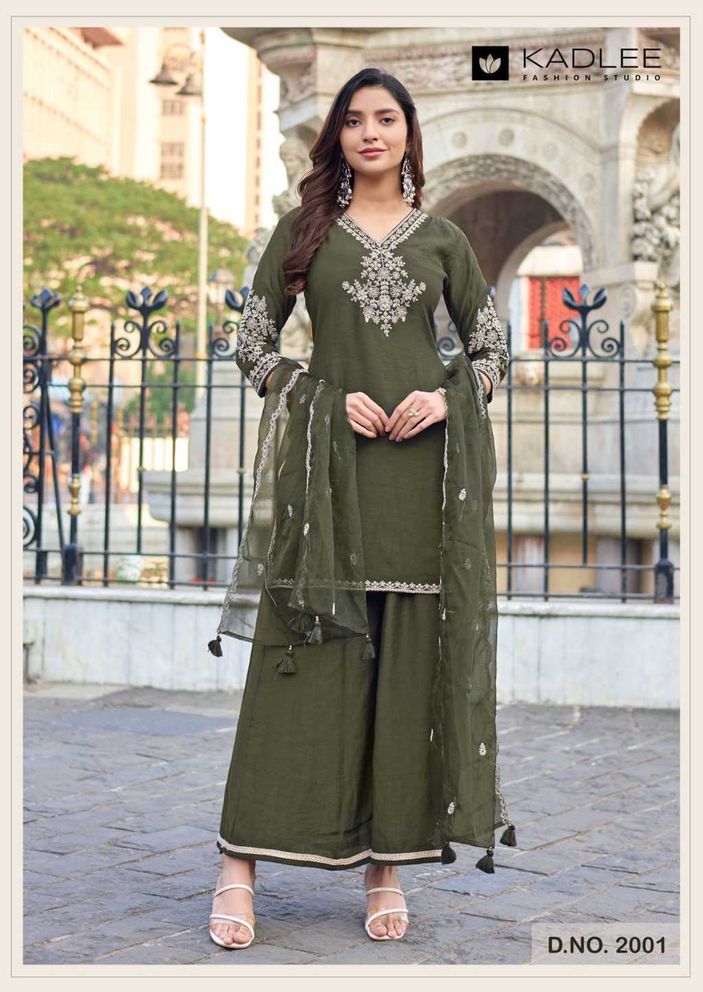 Kadlee Gori Viscose Kurti with Dupatta Bottom Catalog 4 Pcs (3) Kadlee Gori Viscose Kurti with Dupatta Bottom Catalog 4 Pcs - Image 4