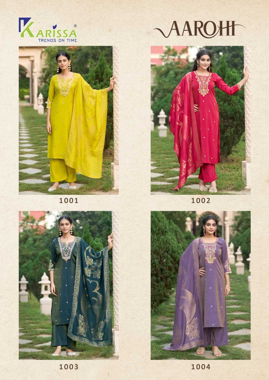 Karissa Aarohi Kurti with Dupatta Bottom Viscose Catalog 4 Pcs (7) Karissa Aarohi Kurti with Dupatta Bottom Viscose Catalog 4 Pcs - Image 8