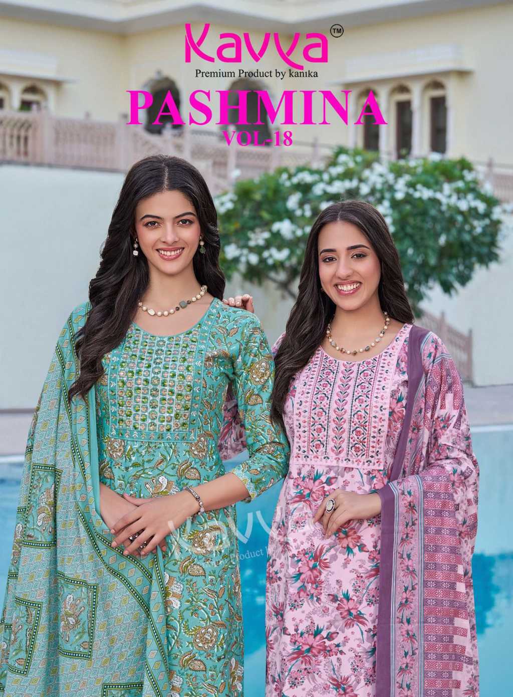 Kavya Pashmina Vol 18 Readymade Suit Catalog 10 Pcs (1) Kavya Pashmina Vol 18 Readymade Suit Catalog 10 Pcs - Image 2