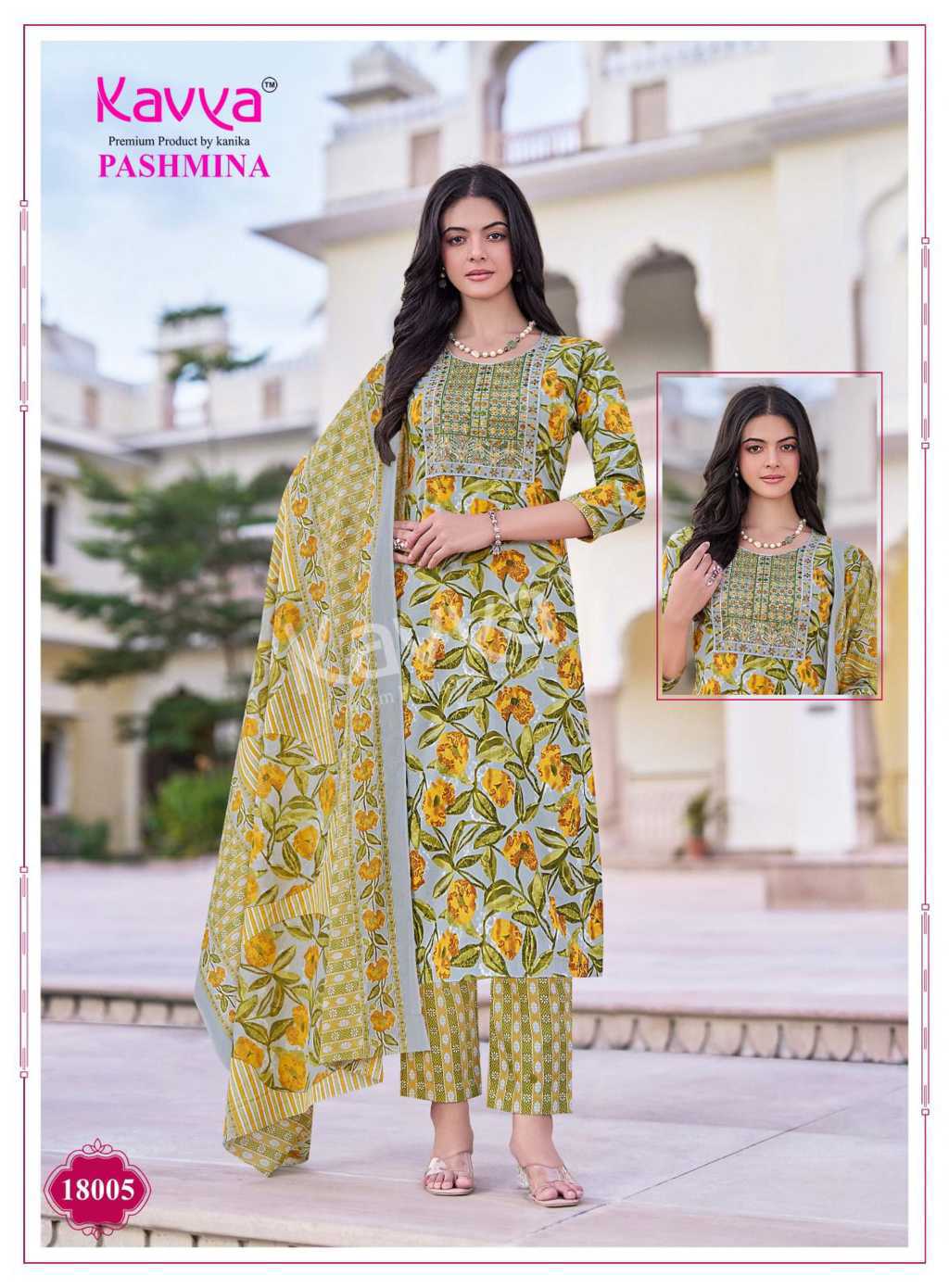 Kavya Pashmina Vol 18 Readymade Suit Catalog 10 Pcs (8) Kavya Pashmina Vol 18 Readymade Suit Catalog 10 Pcs - Image 9