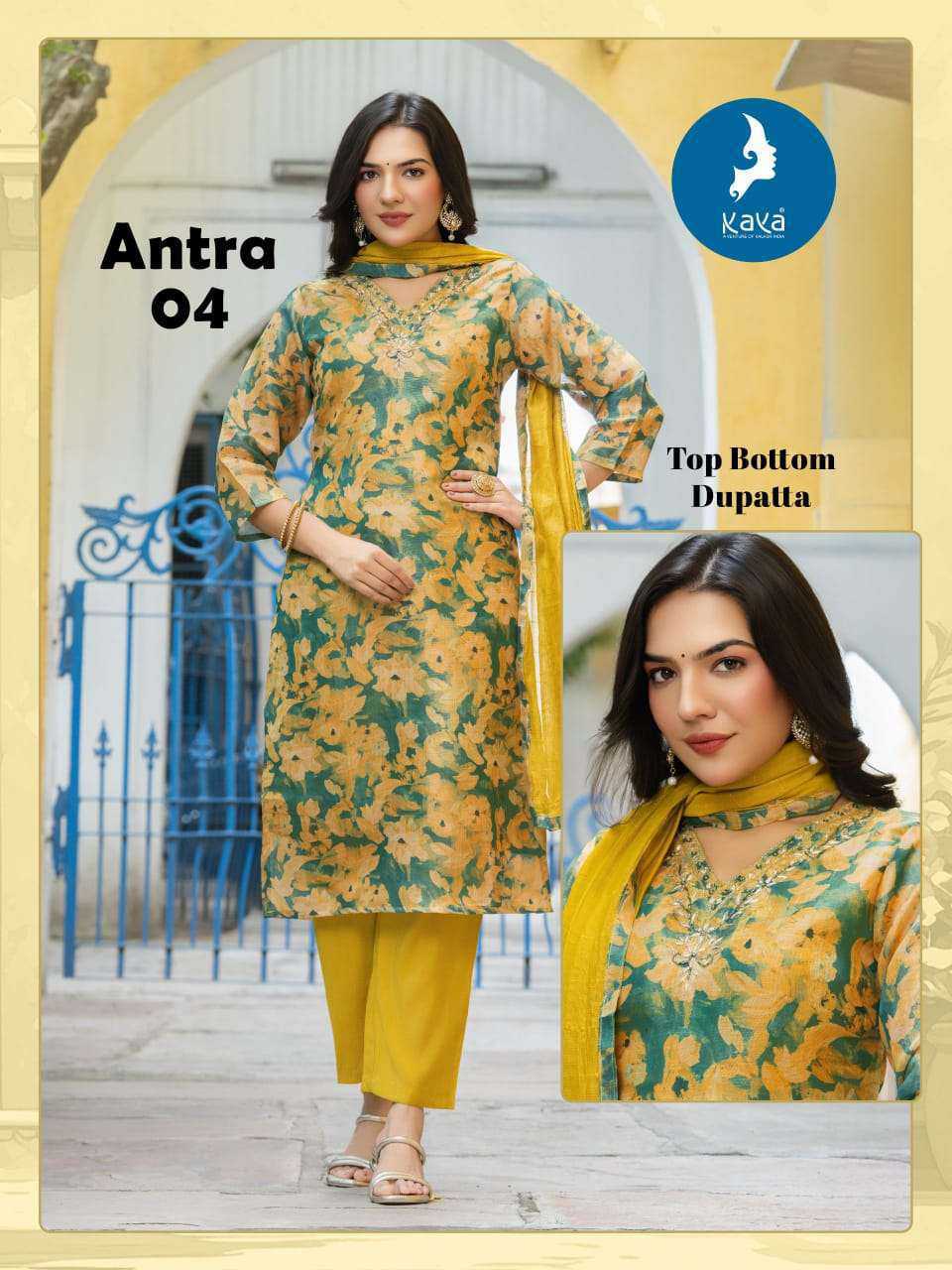 Kaya Antra Silk Readymade Salwar Suit Catalog 6 Pcs (8) Kaya Antra Silk Readymade Salwar Suit Catalog 6 Pcs - Image 9