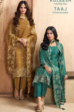 Kuleesh Taaj by Vinay Silk Salwar Suit Catalog 4 Pcs 247x371 - Surat Fabrics