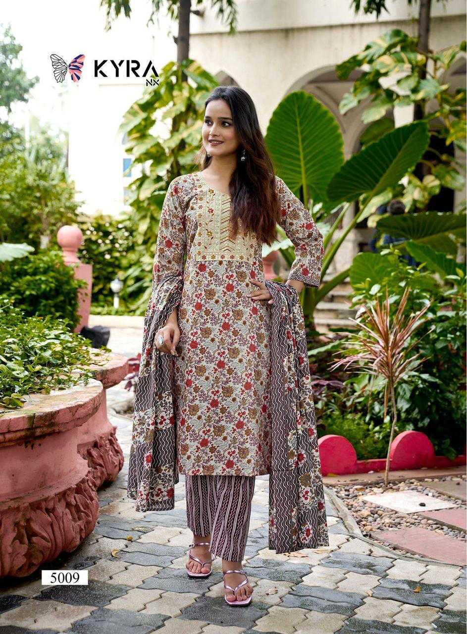 Kyra NX Kalki Vol 5 Kurti with Dupatta Bottom Cotton Catalog 10 Pcs (10) Kyra NX Kalki Vol 5 Kurti with Dupatta Bottom Cotton Catalog 10 Pcs - Image 11