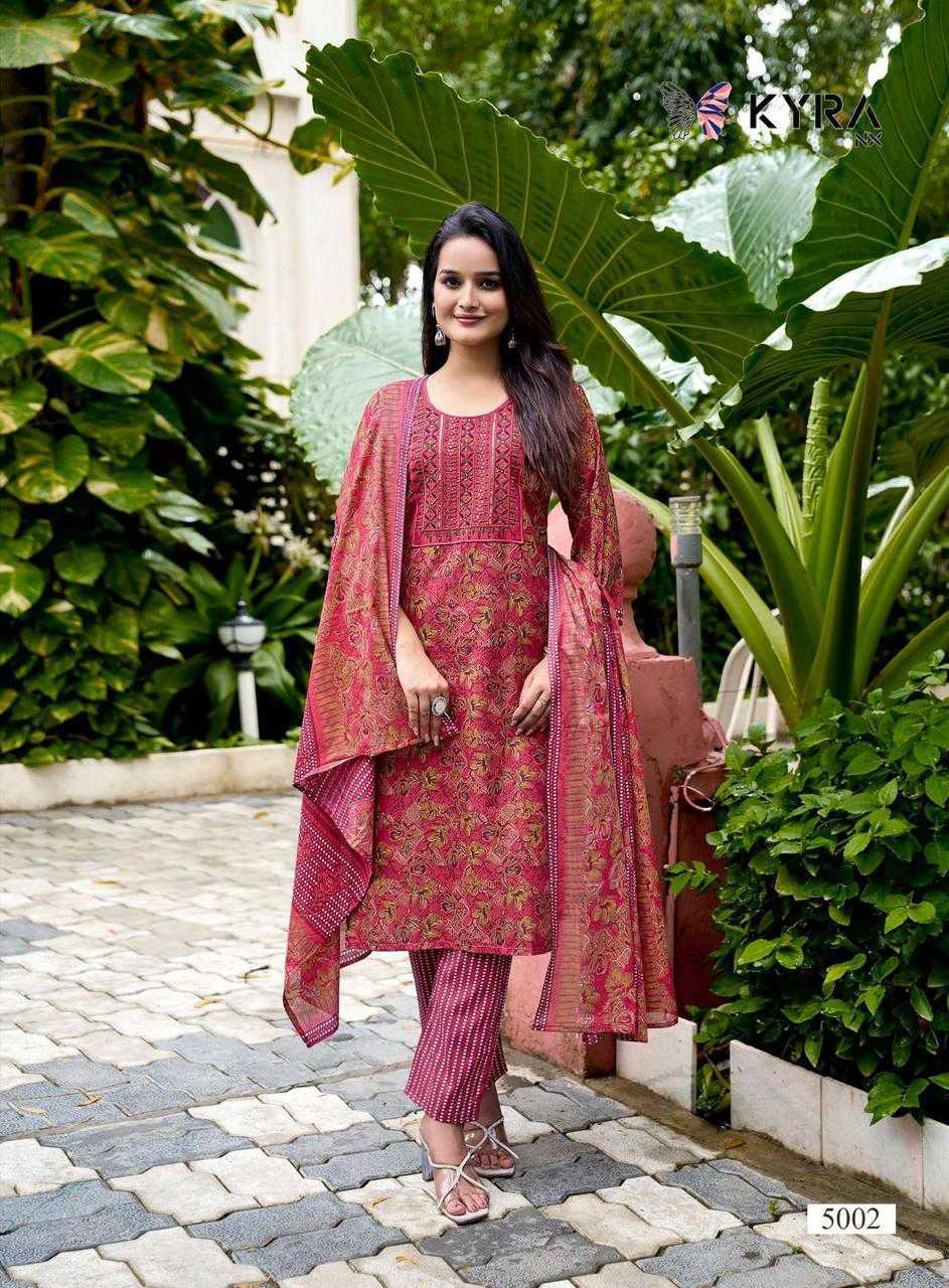 Kyra NX Kalki Vol 5 Kurti with Dupatta Bottom Cotton Catalog 10 Pcs (3) Kyra NX Kalki Vol 5 Kurti with Dupatta Bottom Cotton Catalog 10 Pcs - Image 4