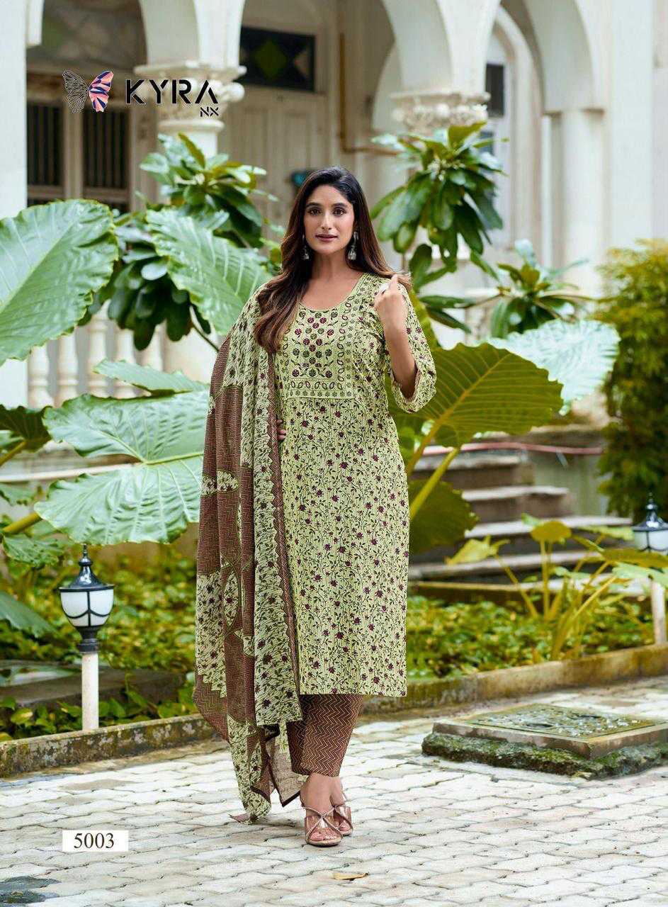 Kyra NX Kalki Vol 5 Kurti with Dupatta Bottom Cotton Catalog 10 Pcs (4) Kyra NX Kalki Vol 5 Kurti with Dupatta Bottom Cotton Catalog 10 Pcs - Image 5