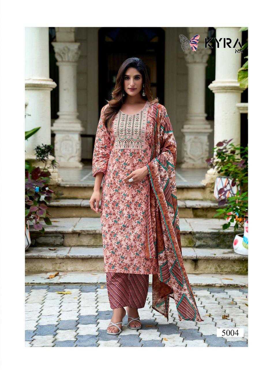Kyra NX Kalki Vol 5 Kurti with Dupatta Bottom Cotton Catalog 10 Pcs (5) Kyra NX Kalki Vol 5 Kurti with Dupatta Bottom Cotton Catalog 10 Pcs - Image 6
