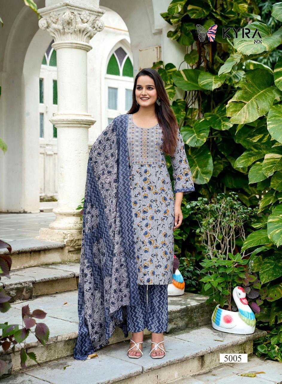 Kyra NX Kalki Vol 5 Kurti with Dupatta Bottom Cotton Catalog 10 Pcs (6) Kyra NX Kalki Vol 5 Kurti with Dupatta Bottom Cotton Catalog 10 Pcs - Image 7