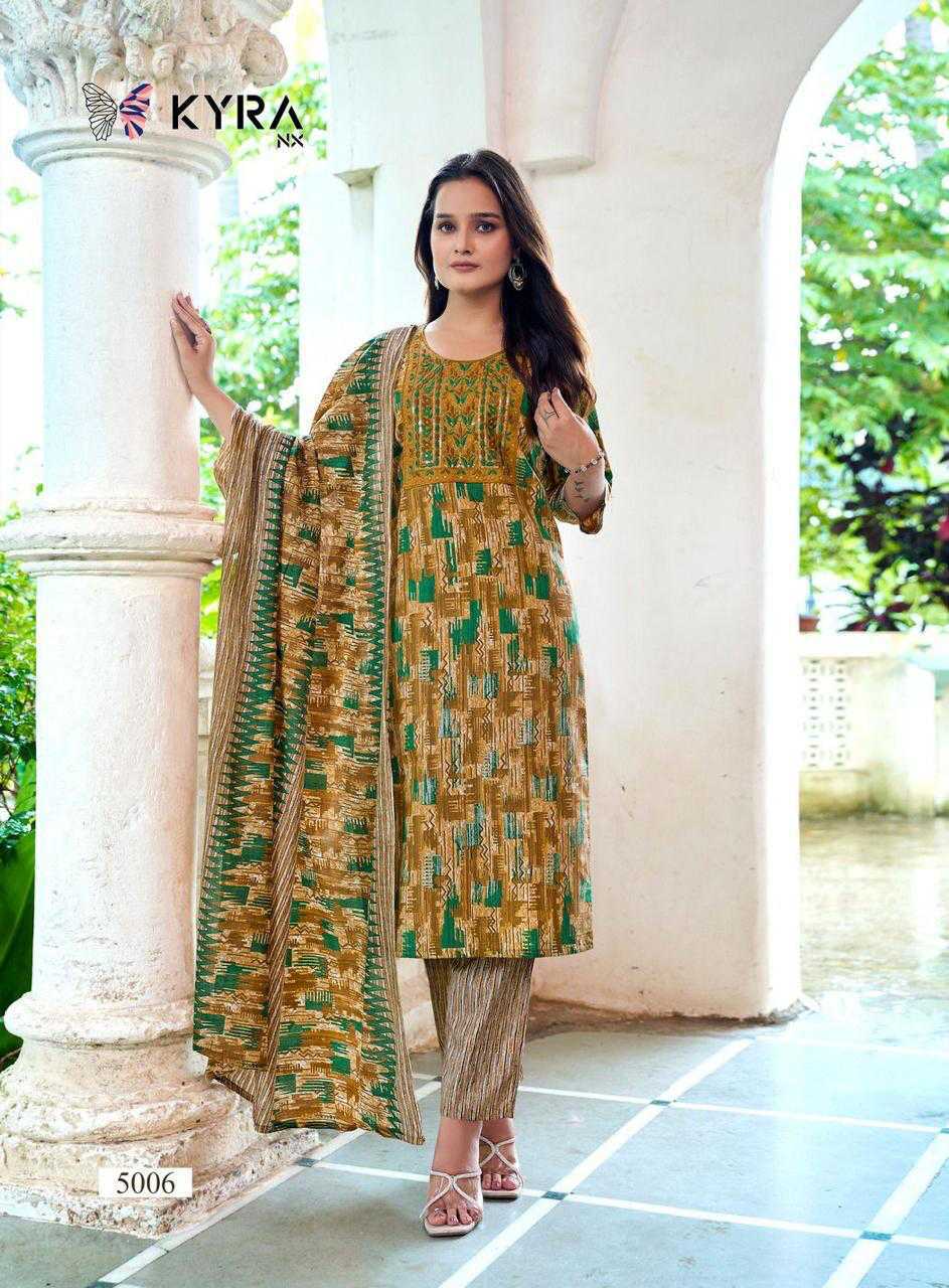 Kyra NX Kalki Vol 5 Kurti with Dupatta Bottom Cotton Catalog 10 Pcs (7) Kyra NX Kalki Vol 5 Kurti with Dupatta Bottom Cotton Catalog 10 Pcs - Image 8