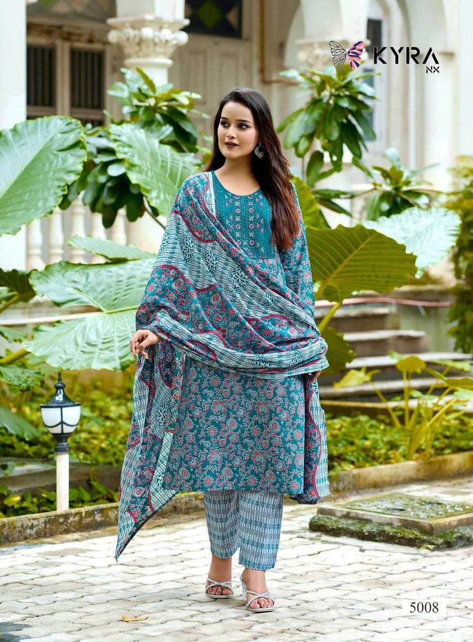 Kyra NX Kalki Vol 5 Kurti with Dupatta Bottom Cotton Catalog 10 Pcs (9) Kyra NX Kalki Vol 5 Kurti with Dupatta Bottom Cotton Catalog 10 Pcs - Image 10