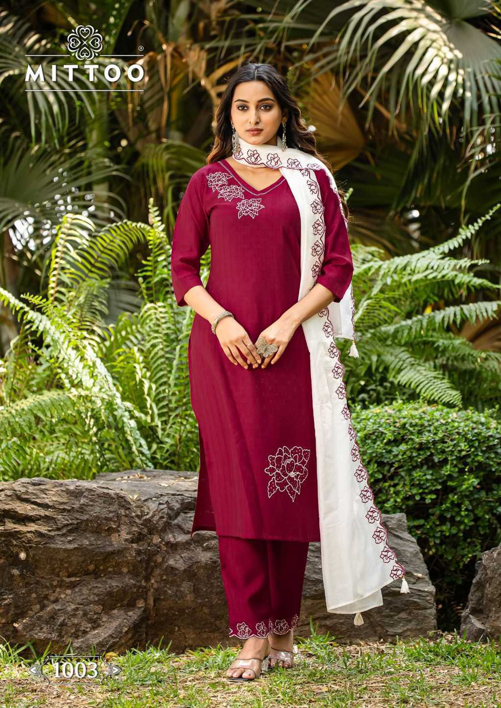 Mittoo Elite Kurti with Dupatta Bottom Viscose Catalog 6 Pcs (2) Mittoo Elite Kurti with Dupatta Bottom Viscose Catalog 6 Pcs - Image 3