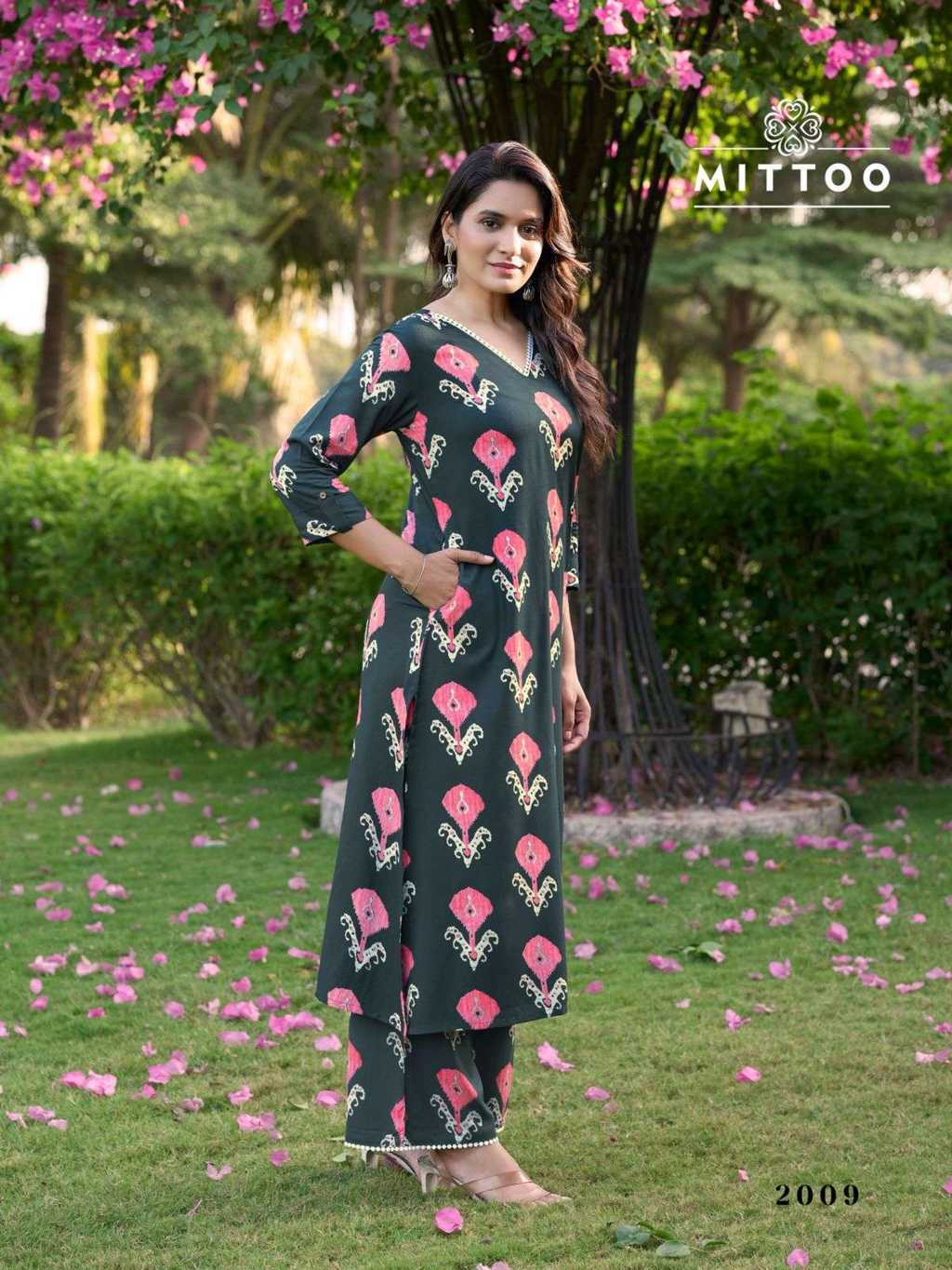 Mittoo Sulekha Vol 2 Rayon Kurti with Bottom Catalog 6 Pcs (7) Mittoo Sulekha Vol 2 Rayon Kurti with Bottom Catalog 6 Pcs - Image 8