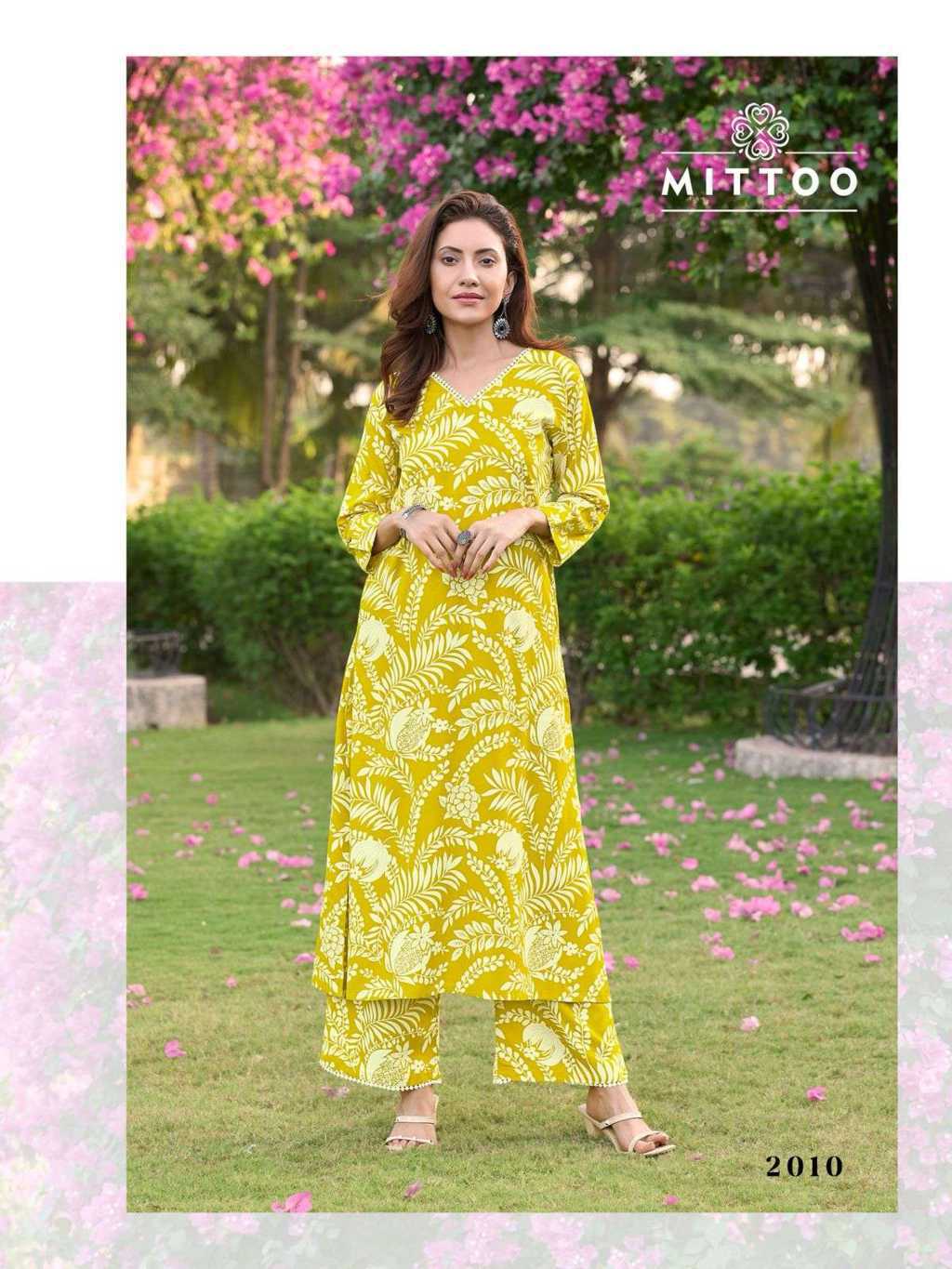 Mittoo Sulekha Vol 2 Rayon Kurti with Bottom Catalog 6 Pcs (9) Mittoo Sulekha Vol 2 Rayon Kurti with Bottom Catalog 6 Pcs - Image 10