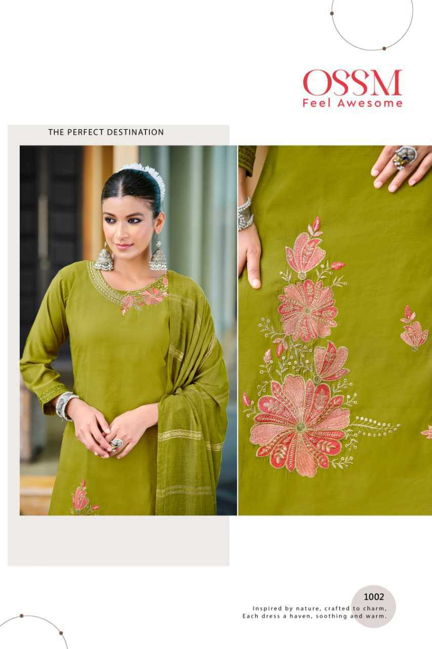 Ossm Geet Kurti with Dupatta Bottom Silk Catalog 6 Pcs (1) Ossm Geet Kurti with Dupatta Bottom Silk Catalog 6 Pcs - Image 2