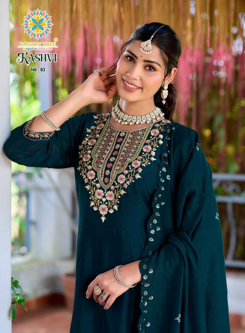 Passion Tree Kashvi Vol 3 Kurti with Dupatta Bottom Silk Catalog 8 Pcs (1) Passion Tree Kashvi Vol 3 Kurti with Dupatta Bottom Silk Catalog 8 Pcs - Image 2