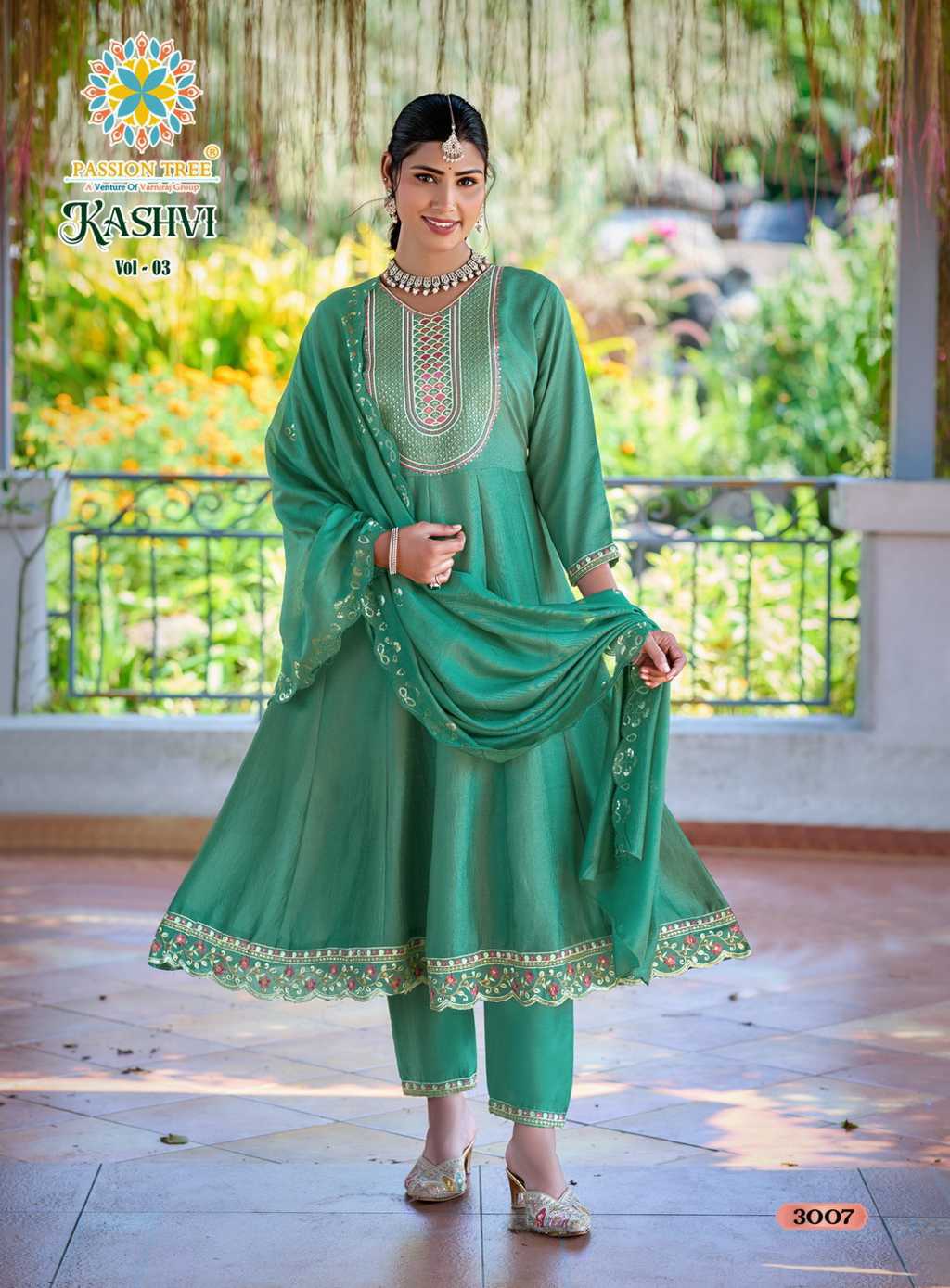 Passion Tree Kashvi Vol 3 Kurti with Dupatta Bottom Silk Catalog 8 Pcs (10) Passion Tree Kashvi Vol 3 Kurti with Dupatta Bottom Silk Catalog 8 Pcs - Image 11