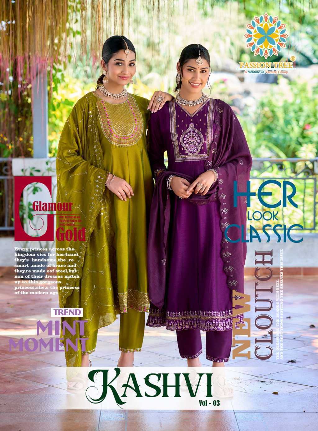 Passion Tree Kashvi Vol 3 Kurti with Dupatta Bottom Silk Catalog 8 Pcs (2) Passion Tree Kashvi Vol 3 Kurti with Dupatta Bottom Silk Catalog 8 Pcs - Image 3