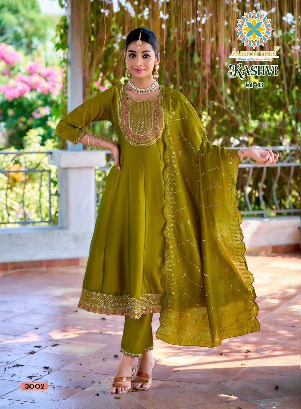 Passion Tree Kashvi Vol 3 Kurti with Dupatta Bottom Silk Catalog 8 Pcs (3) Passion Tree Kashvi Vol 3 Kurti with Dupatta Bottom Silk Catalog 8 Pcs - Image 4