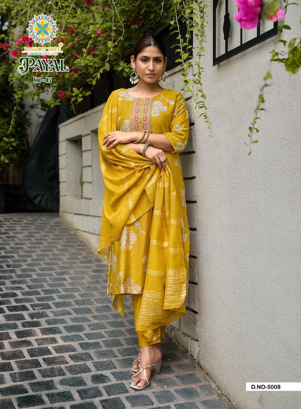 Passion Tree Payal Vol 5 Kurti with Dupatta Bottom Fancy Catalog 8 Pcs (10) Passion Tree Payal Vol 5 Kurti with Dupatta Bottom Fancy Catalog 8 Pcs - Image 11