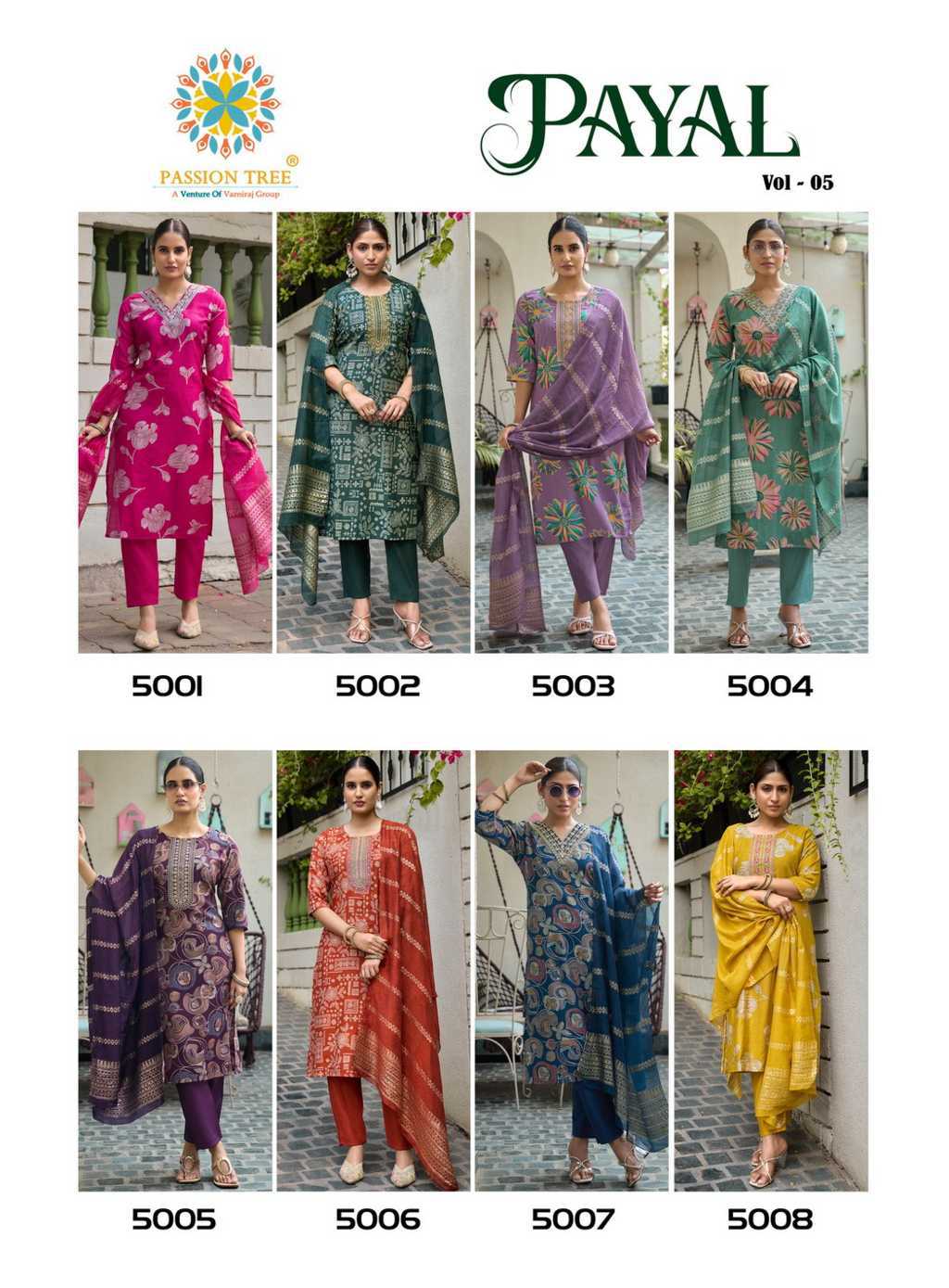 Passion Tree Payal Vol 5 Kurti with Dupatta Bottom Fancy Catalog 8 Pcs (11) Passion Tree Payal Vol 5 Kurti with Dupatta Bottom Fancy Catalog 8 Pcs - Image 12
