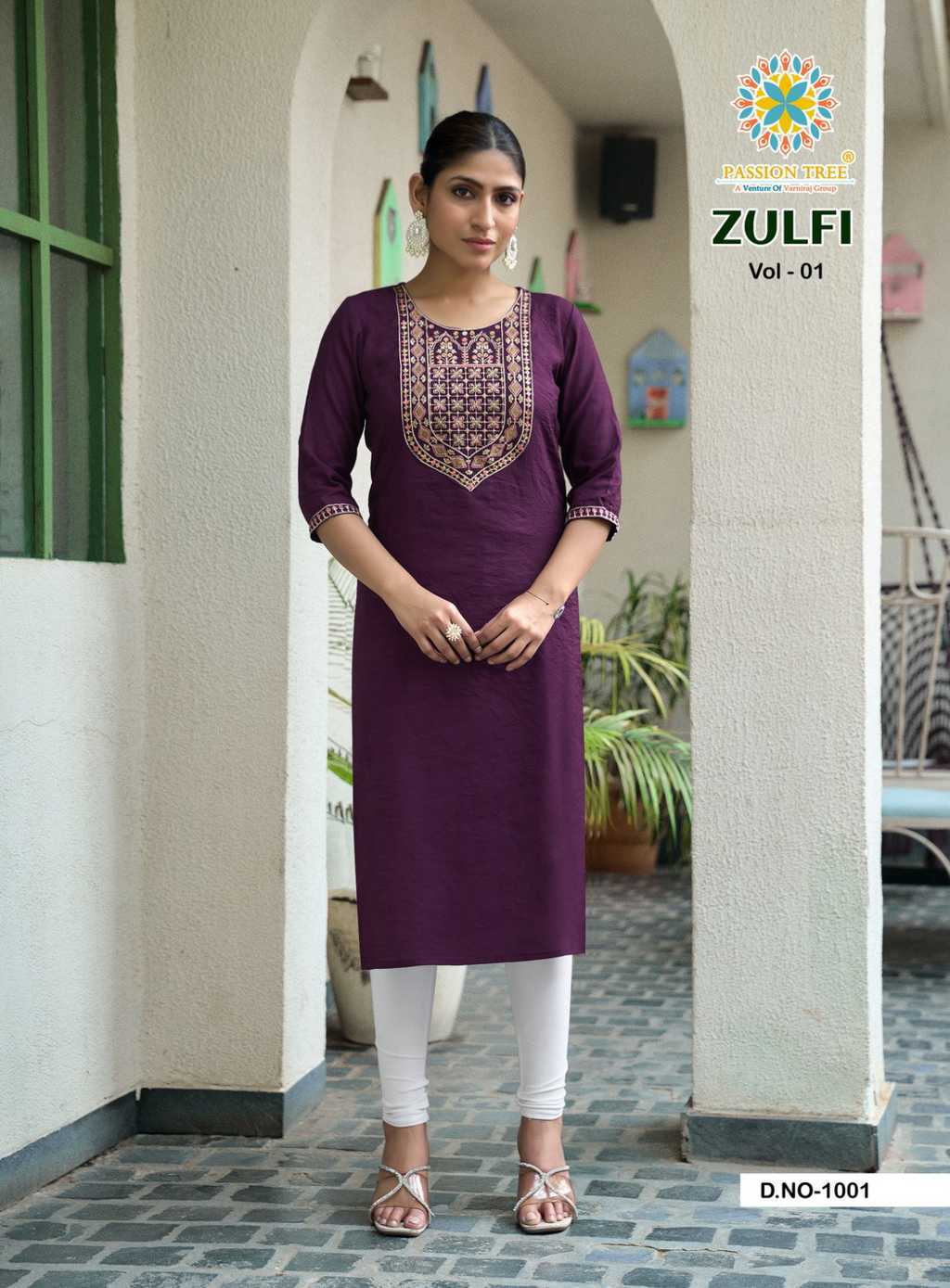 Passion Tree Zulfi Vol 1 Kurti Fancy Catalog 7 Pcs (3) Passion Tree Zulfi Vol 1 Kurti Fancy Catalog 7 Pcs - Image 4