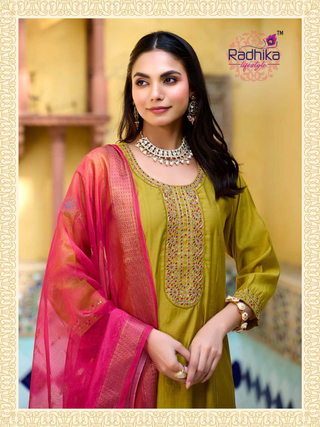 Radhika Lichi Vol 1 Kurti with Dupatta Bottom Silk Catalog 6 Pcs (3) Radhika Lichi Vol 1 Kurti with Dupatta Bottom Silk Catalog 6 Pcs - Image 4