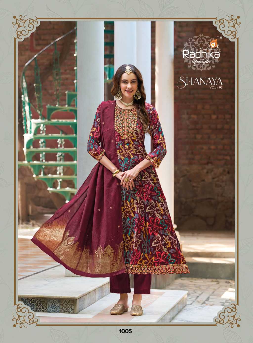 Radhika Shanaya Vol 1 Kurti with Dupatta Bottom Fancy Catalog 6 Pcs (6) Radhika Shanaya Vol 1 Kurti with Dupatta Bottom Fancy Catalog 6 Pcs - Image 7