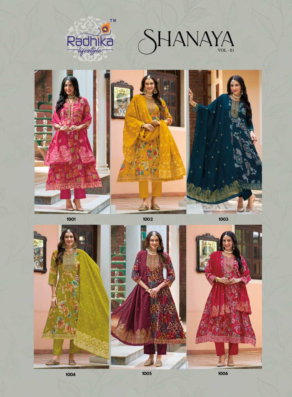 Radhika Shanaya Vol 1 Kurti with Dupatta Bottom Fancy Catalog 6 Pcs (8) Radhika Shanaya Vol 1 Kurti with Dupatta Bottom Fancy Catalog 6 Pcs - Image 9