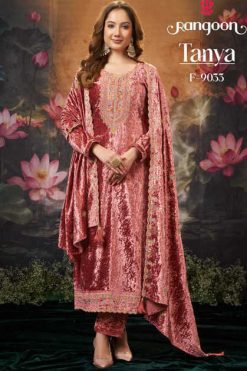 Rangoon Tanya by Kessi Velvet Readymade Salwar Suit Catalog 4 Pcs 247x371 - Surat Fabrics