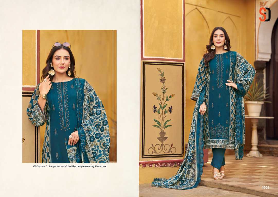 Shraddha Bin Saeed Lawn Collection Vol 16 Salwar Suit Catalog 8 Pcs (6) Shraddha Bin Saeed Lawn Collection Vol 16 Salwar Suit Catalog 8 Pcs - Image 7