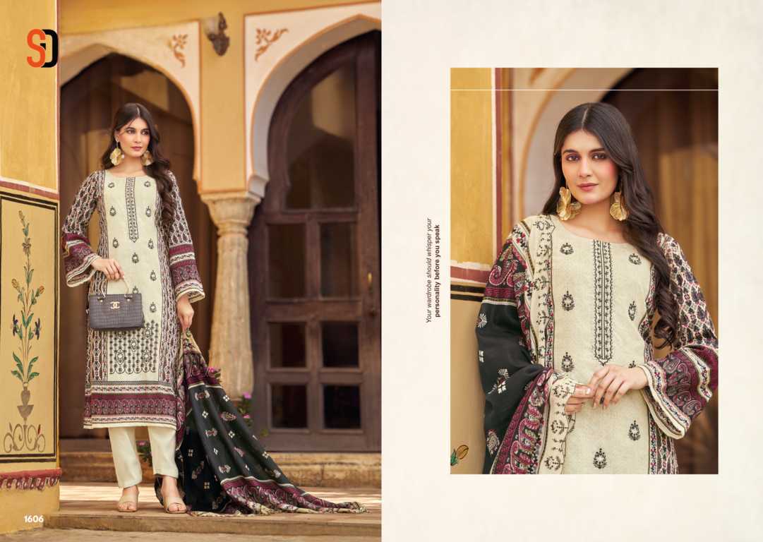Shraddha Bin Saeed Lawn Collection Vol 16 Salwar Suit Catalog 8 Pcs (9) Shraddha Bin Saeed Lawn Collection Vol 16 Salwar Suit Catalog 8 Pcs - Image 10