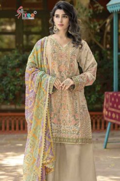 Shree Fabs Chiffons SF 5520 A D Chiffon Salwar Suit Catalog 4 Pcs 247x371 - Surat Fabrics