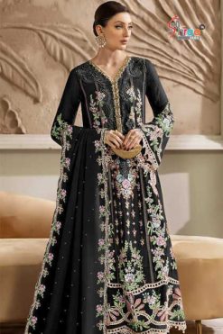 Shree Fabs Chiffons SF 5538 A-D Chiffon Salwar Suit Catalog 4 Pcs