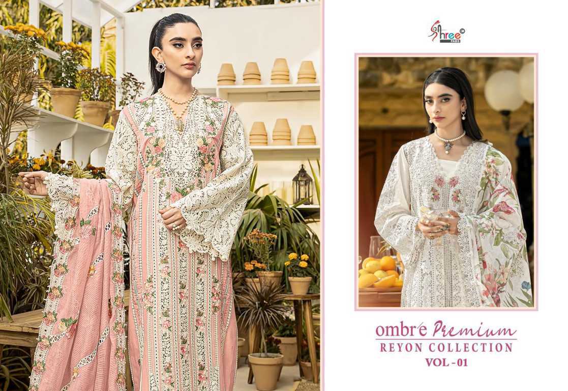 Shree Fabs Ombre Premium Rayon Collection Vol 1 Salwar Suit Catalog 5 Pcs (2) Shree Fabs Ombre Premium Rayon Collection Vol 1 Salwar Suit Catalog 5 Pcs - Image 3