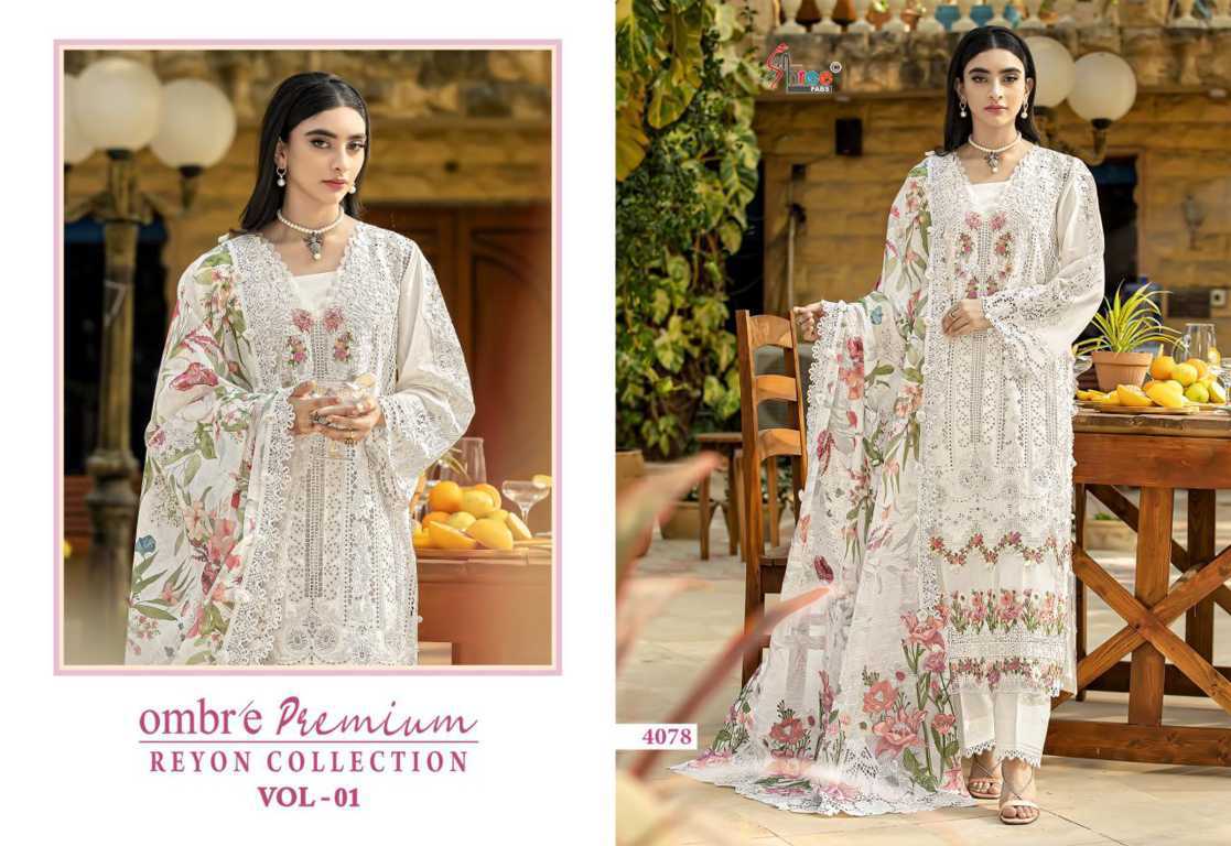 Shree Fabs Ombre Premium Rayon Collection Vol 1 Salwar Suit Catalog 5 Pcs (5) Shree Fabs Ombre Premium Rayon Collection Vol 1 Salwar Suit Catalog 5 Pcs - Image 6