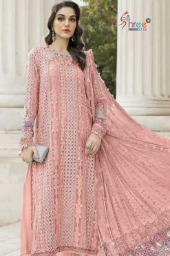 Shree Fabs SF 5548 A-D Chiffon Salwar Suit Catalog 4 Pcs