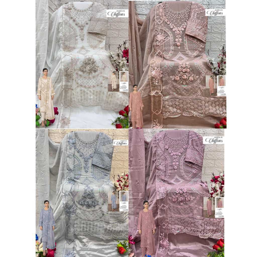 Shree Fabs SF 5555 A-D Chiffon Salwar Suit Catalog 4 Pcs (8) Shree Fabs SF 5555 A-D Chiffon Salwar Suit Catalog 4 Pcs - Image 10