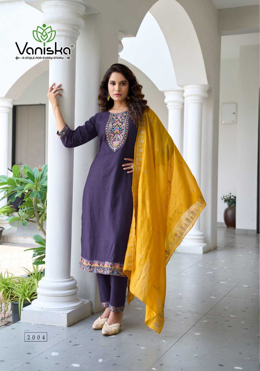 Vaniska Palak Vol 2 Kurti with Dupatta Bottom Silk Catalog 6 Pcs (4) Vaniska Palak Vol 2 Kurti with Dupatta Bottom Silk Catalog 6 Pcs - Image 5