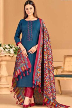 Vishnu Evanka Vol 14 Silk Salwar Suit Catalog 12 Pcs